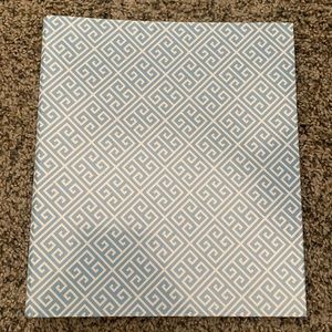 1 inch Binder, blue.